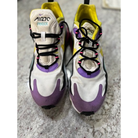 Nike Women’s Air Max React Geometric Abstract Shoes - Size 10 - Picture 4 of 8